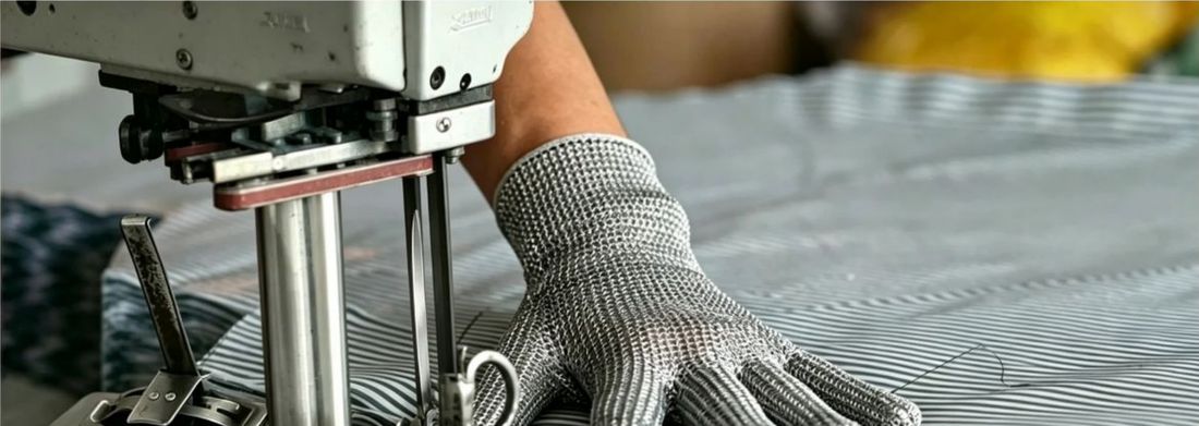 Machine cutting after fabric inspection